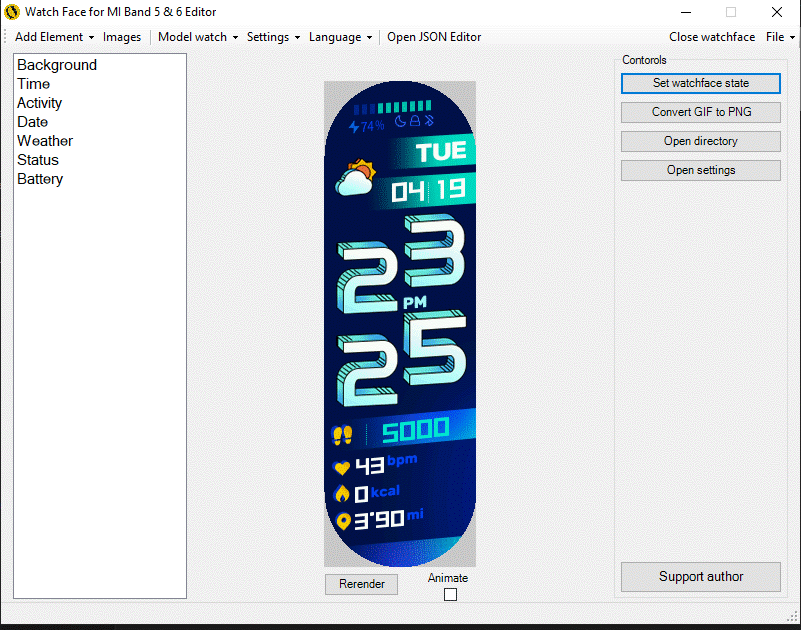 Watch Face for Mi Band